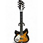 Used Aio Wolf W300 2 Tone Sunburst Hollow Body Electric Guitar thumbnail
