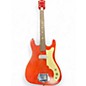 Used Silvertone 60s 1410 Model red and white Solid Body Electric Guitar thumbnail