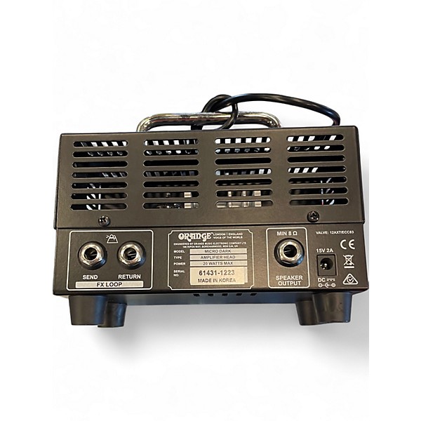 Used Orange Amplifiers Micro Dark 20W Tube Guitar Amp Head