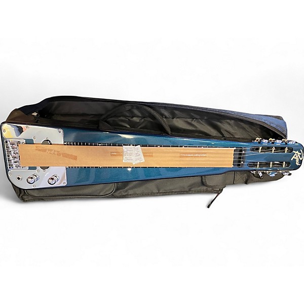 Used Rogue RLS1MBL LAP STEEL  BLUE SPARKLE Solid Body Electric Guitar