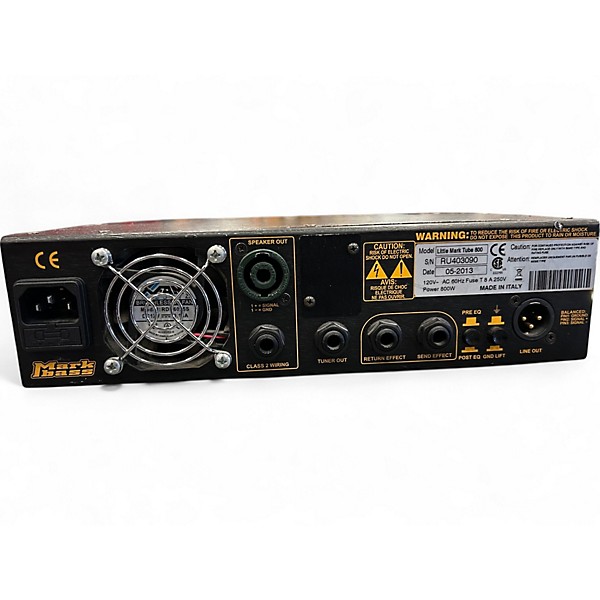 Used Markbass Little Mark Tube 800 Tube Bass Amp Head