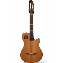 Used Godin Multiac grand concert duet Antique Natural Classical Acoustic Electric Guitar