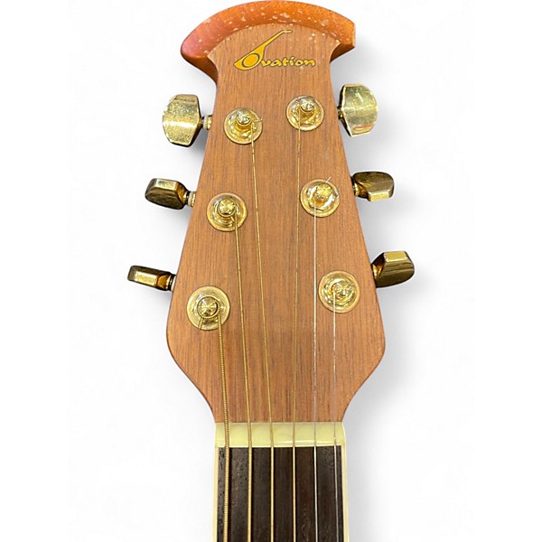 Used Ovation CS257 Celebrity Red Acoustic Electric Guitar