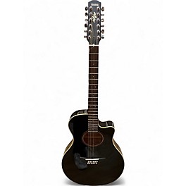 Used Yamaha apx-5-12a Black 12 String Acoustic Electric Guitar