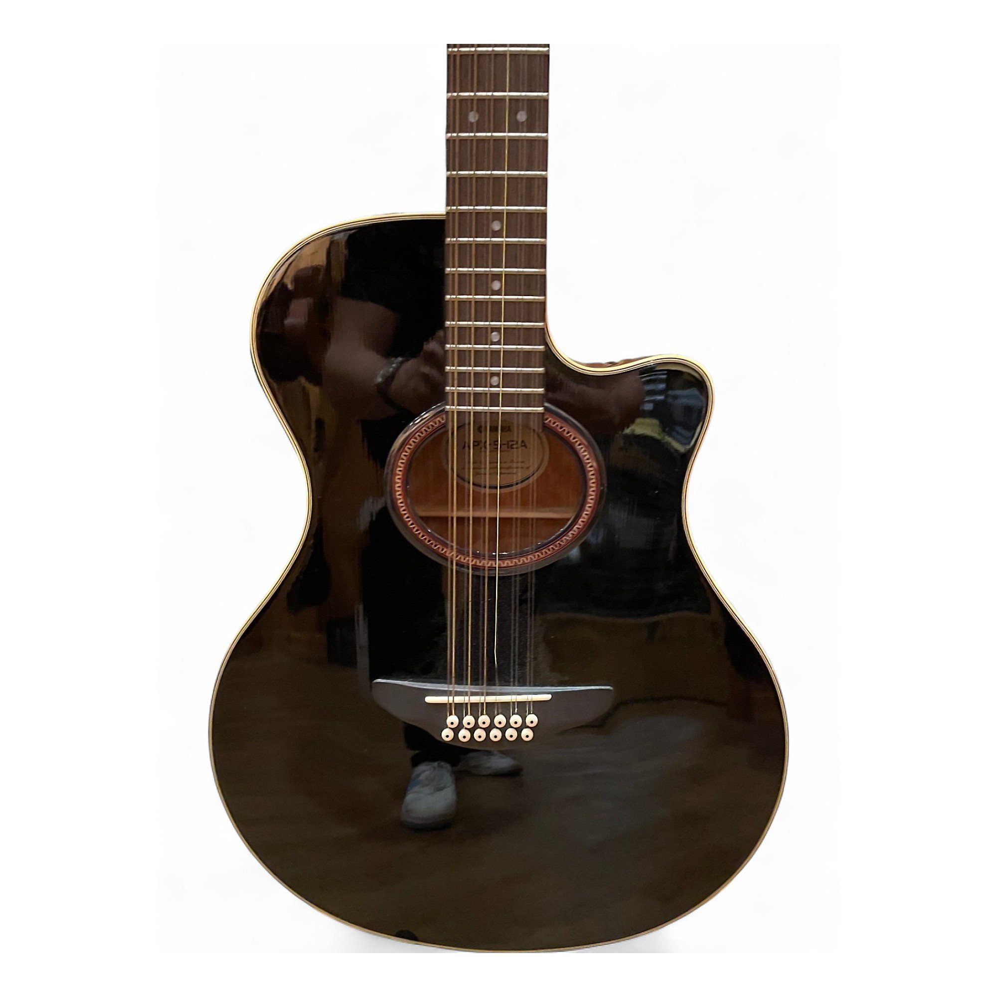 Used Yamaha apx-5-12a Black 12 String Acoustic Electric