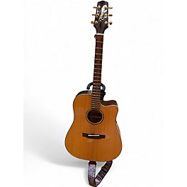 Used Takamine EG363SC Natural Acoustic Electric Guitar