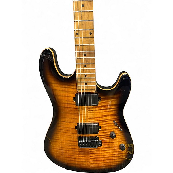 Used Sterling by Music Man Sabre Cobra Burst Solid Body Electric Guitar
