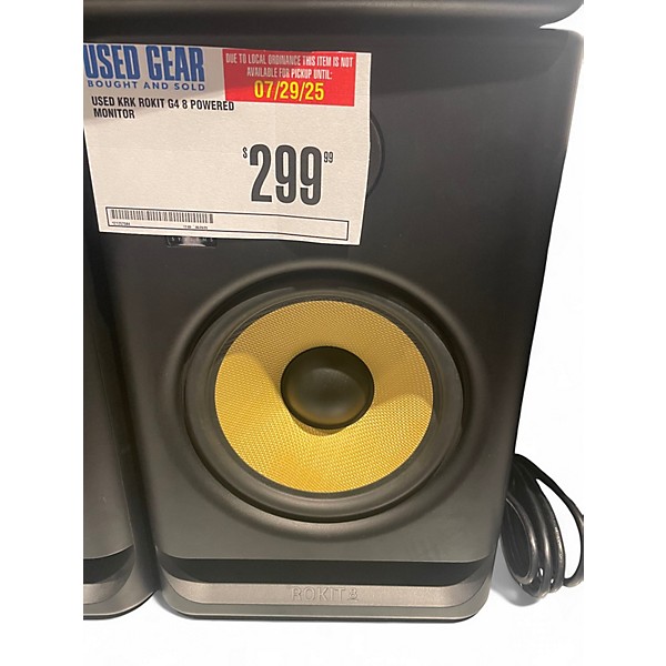 Used KRK ROKIT G4 8 Powered Monitor