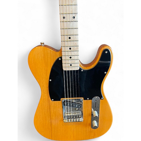 Used Squier Telecaster Yellow Solid Body Electric Guitar
