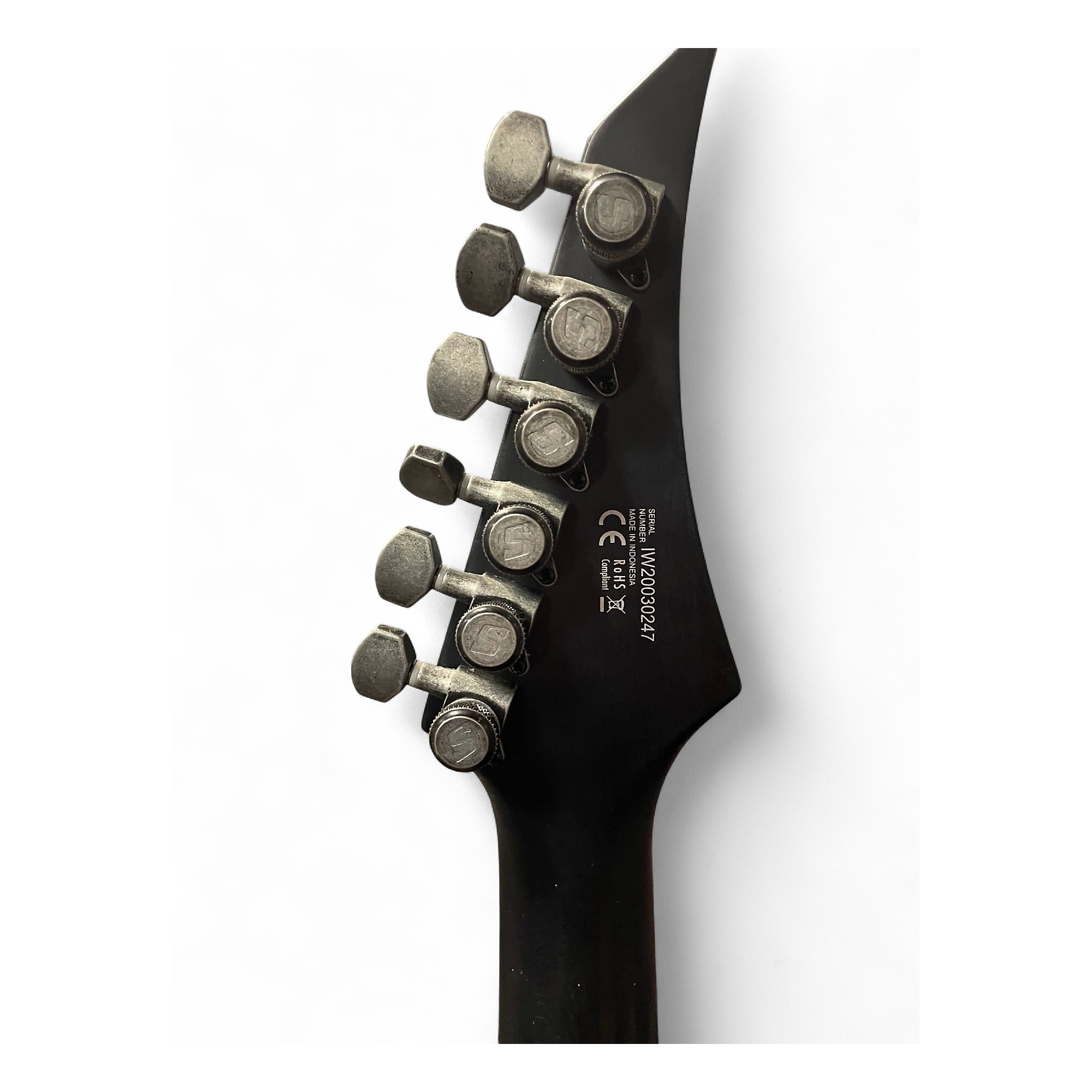 Used Solar Guitars A1.6 Black Solid Body Electric Guitar