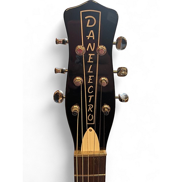Used Danelectro 59 NOS+ Black Solid Body Electric Guitar