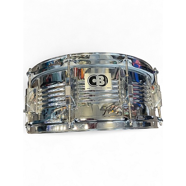 Used CB Percussion 14in snare Silver Drum