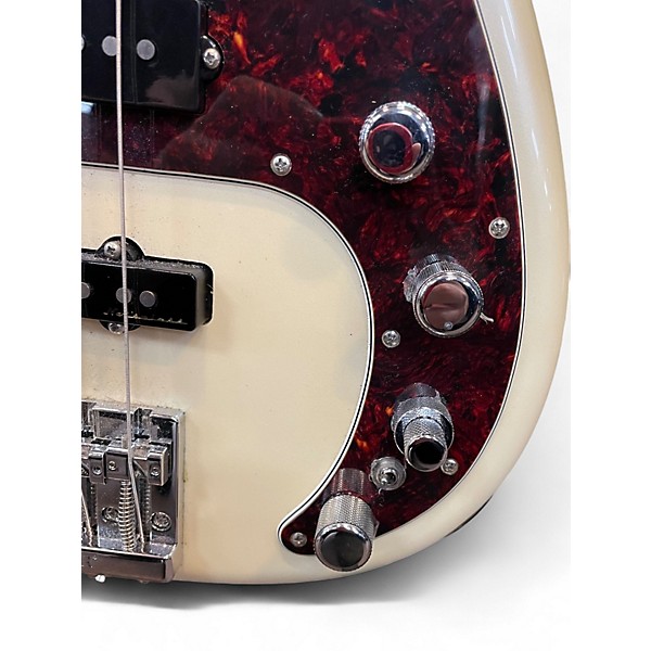 Used Fender Player Plus Active Precision Bass Olympic White Electric Bass Guitar
