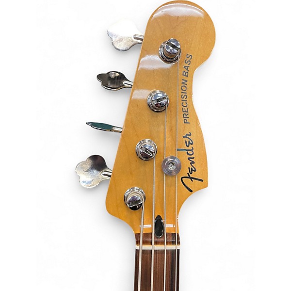 Used Fender Player Plus Active Precision Bass Olympic White Electric Bass Guitar