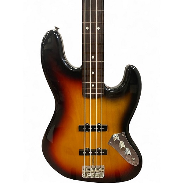 Used Fender Jaco Pastorius Signature Fretless Jazz Bass 3 Color Sunburst Electric Bass Guitar