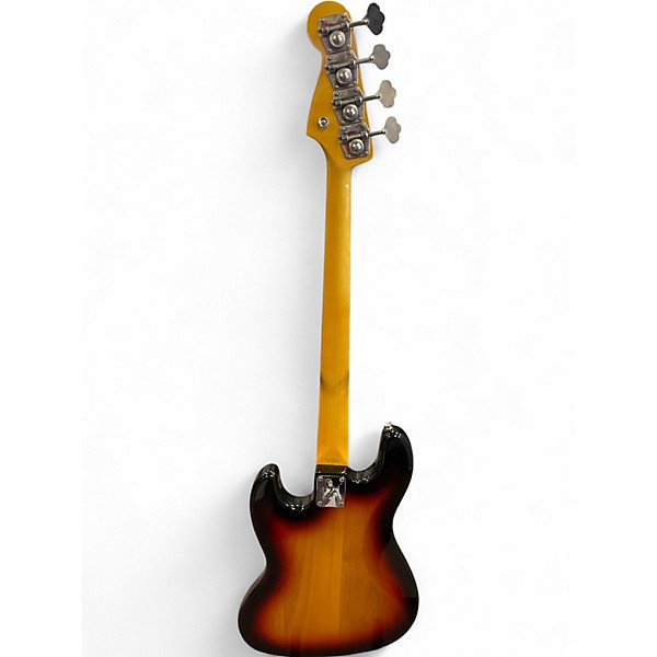 Used Fender Jaco Pastorius Signature Fretless Jazz Bass 3 Color Sunburst Electric Bass Guitar