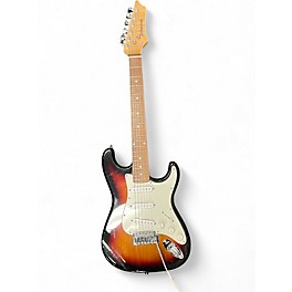 Used Johnson Double Cut 2 Color Sunburst Solid Body Electric Guitar