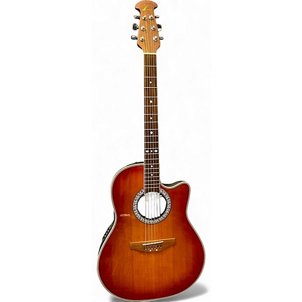Used Ovation Celebrity CC057 Sunburst Acoustic Electric