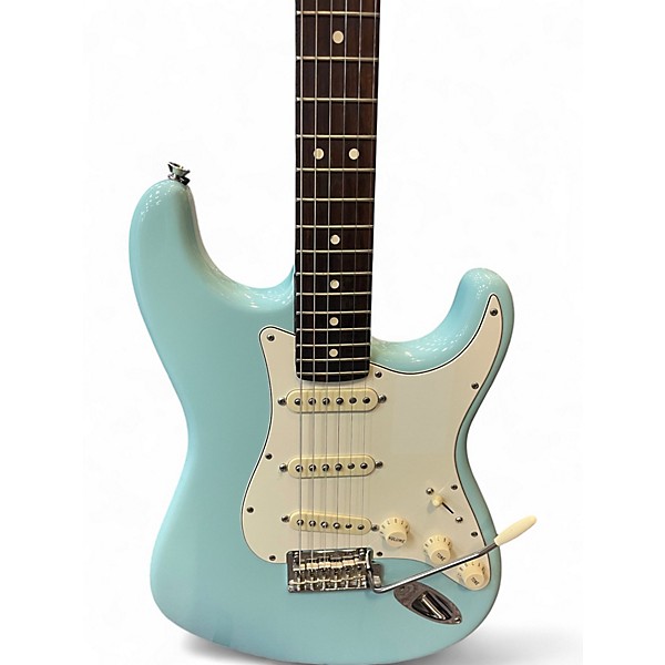 Used Fender American Professional Rosewood Daphne Blue Solid Body Electric Guitar
