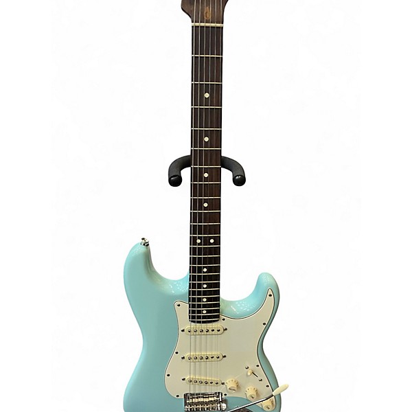 Used Fender American Professional Rosewood Daphne Blue Solid Body Electric Guitar