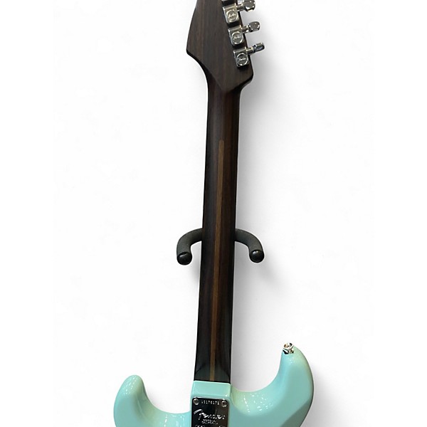 Used Fender American Professional Rosewood Daphne Blue Solid Body Electric Guitar