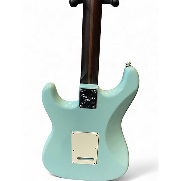 Used Fender American Professional Rosewood Daphne Blue Solid Body Electric Guitar