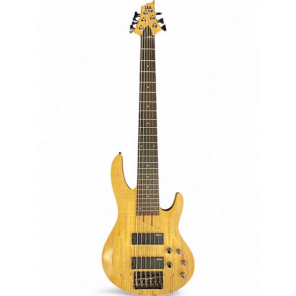 Used ESP LTD B206SM 6 String Natural Electric Bass Guitar