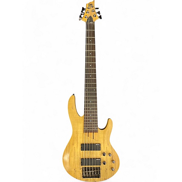 Used ESP LTD B206SM 6 String Natural Electric Bass Guitar