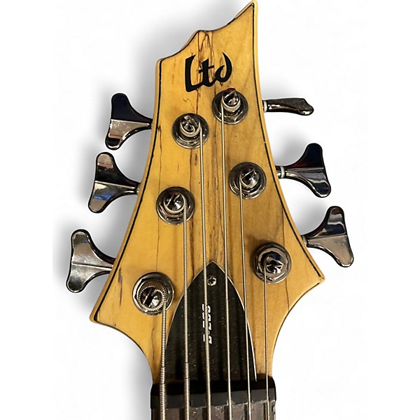Used ESP LTD B206SM 6 String Natural Electric Bass Guitar