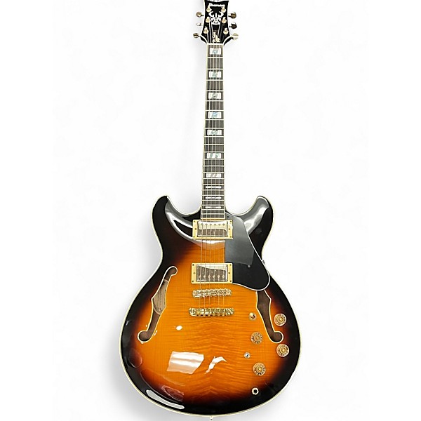 Used Ibanez jsm10-vys John Scofield vintage yellow sunburst Hollow Body Electric Guitar