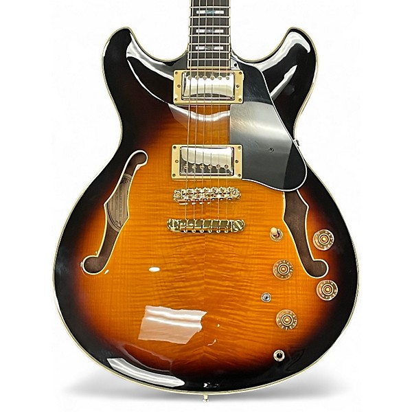Used Ibanez jsm10-vys John Scofield vintage yellow sunburst Hollow Body Electric Guitar