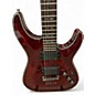 Used Schecter Guitar Research Hellraiser C1 Black Cherry Solid Body Electric Guitar