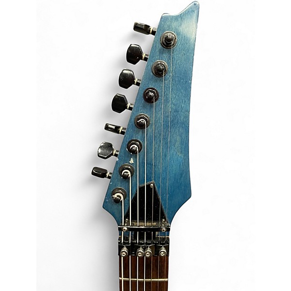 Used Ibanez RG7620 7 String Washed Blue Solid Body Electric