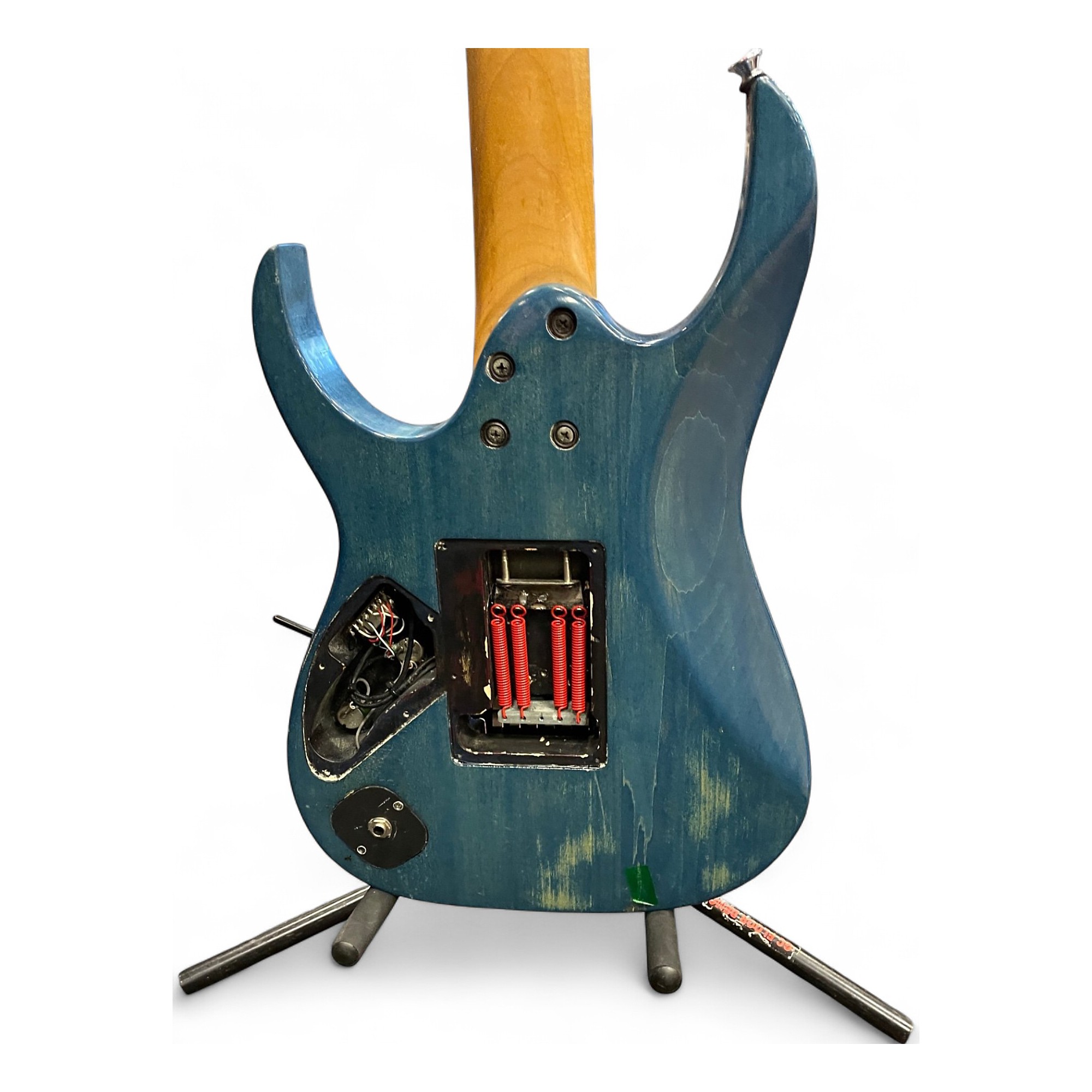 Used Ibanez RG7620 7 String Washed Blue Solid Body Electric