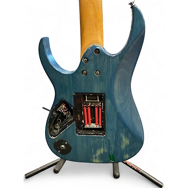 Used Ibanez RG7620 7 String Washed Blue Solid Body Electric