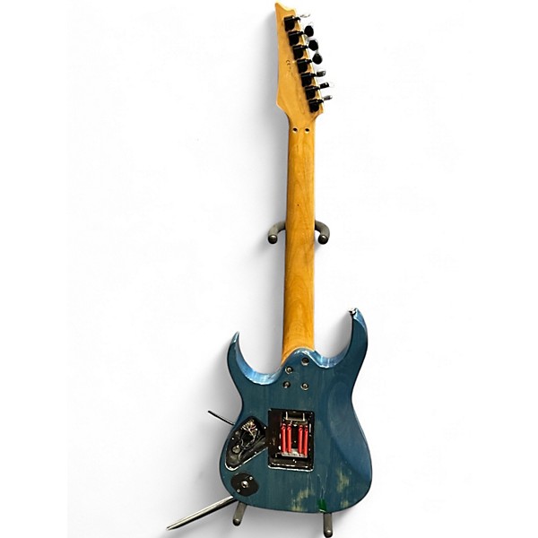 Used Ibanez RG7620 7 String Washed Blue Solid Body Electric