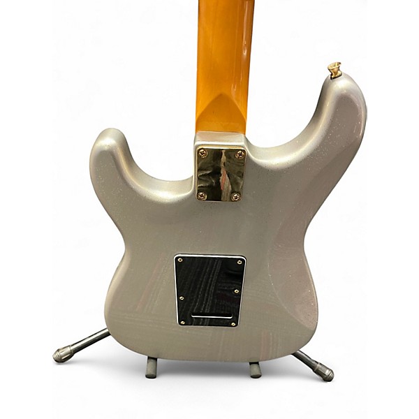 Used Miscellaneous Guitar Silver Sparkle Partscaster w/Squire neck Silver Sparkle Solid Body Electric Guitar