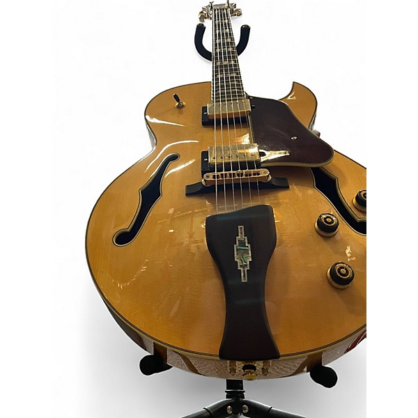 Used Ibanez LGB30 Natural Hollow Body Electric Guitar