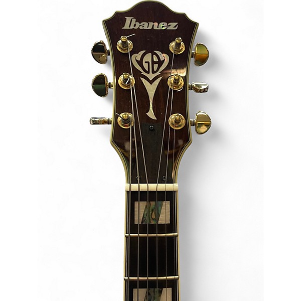 Used Ibanez LGB30 Natural Hollow Body Electric Guitar