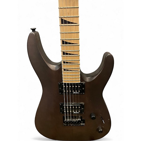 Used Jackson JS24 Dinky Black Stain Solid Body Electric Guitar