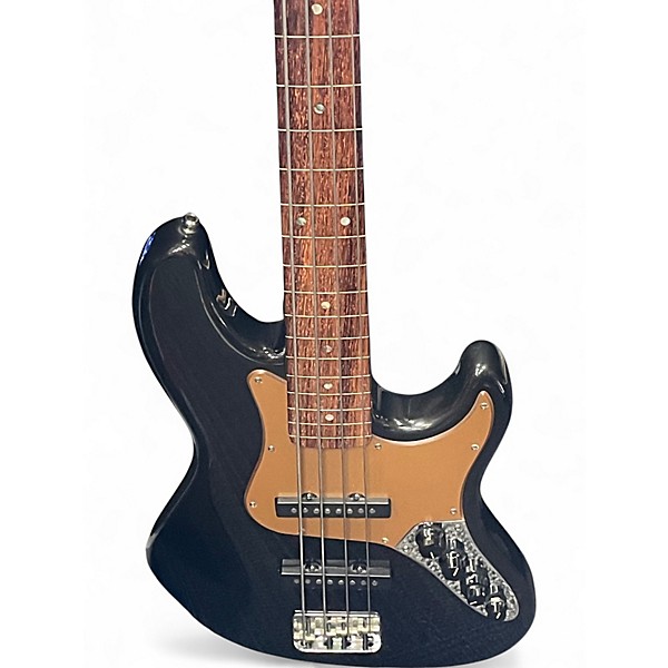 Used Fender American Deluxe Jazz Bass Fretless Montego Black Electric Bass Guitar