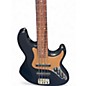 Used Fender American Deluxe Jazz Bass Fretless Montego Black Electric Bass Guitar
