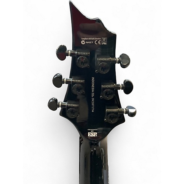 Used ESP H1001 Burl Burst Solid Body Electric Guitar