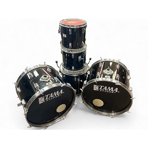 Used TAMA 5 Piece swingstar deluxe jet black Drum Kit