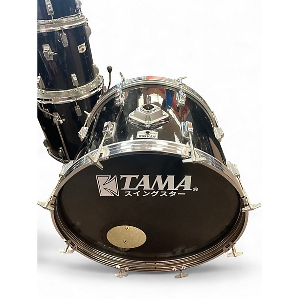Used TAMA 5 Piece swingstar deluxe jet black Drum Kit