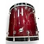 Used 2000s ddrum 4 Piece Maple/Ash Dominion Custom Trans Red Drum Kit
