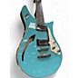 Used Duesenberg Double Cat 12 Catalina Blue Hollow Body Electric Guitar