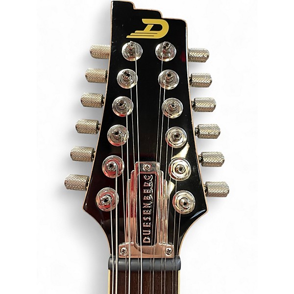 Used Duesenberg Double Cat 12 Catalina Blue Hollow Body Electric Guitar