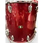 Vintage 1960s Slingerland 3 Piece Bop Red Sparkle Drum Kit