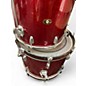 Vintage 1960s Slingerland 3 Piece Bop Red Sparkle Drum Kit